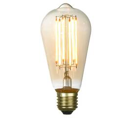Лампа светодиодная Lussole Е27 6W 2200K янтарная GF-L-764