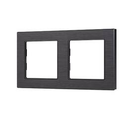 Рамка двухместная Arlight FRM-PRESTO-ALS-2-BK 043855