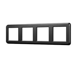 Рамка четырехместная Arlight FRM-VERSA-PL-4-BK 045188