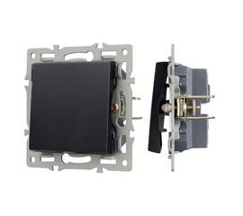 Механизм выключателя одноклавишный непроходной Arlight SWT-MK01-PL-BK (250V, 16A) 043711