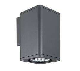 Уличный настенный светильник Arlight LGD-EVO-WALL-S100x100-12W Warm3000 (GR, 44 deg, 230V) 046193