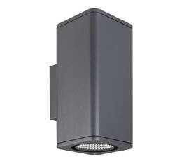 Уличный настенный светильник Arlight LGD-EVO-WALL-TWIN-S100x100-2x12W Day4000 (GR, 44 deg, 230V) 046