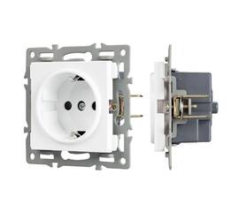 Механизм электрической розетки Arlight SCT-MEU1-PL-WH (250V, 16A) 043730