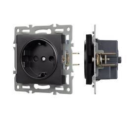 Механизм электрической розетки Arlight SCT-MEU1-PL-BK (250V, 16A) 043731