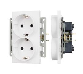 Механизм электрической розетки Arlight SCT-MEUD-PL-WH (250V, 16A) 043764
