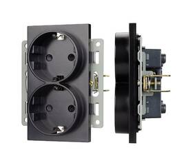Механизм электрической розетки Arlight SCT-MEUD-PL-BK (250V, 16A) 043765