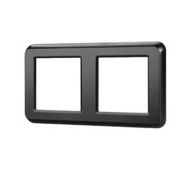 Рамка двухместная Arlight FRM-VERSA-PL-2-BK 043778