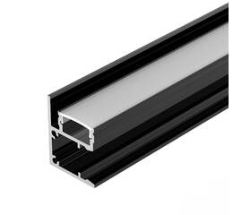 Алюминиевый профиль Arlight WALL-2228-2000 ANOD BLACK 050488