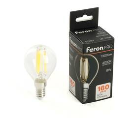 Лампа светодиодная Feron LB-1708 E14 8W 4000K 51260