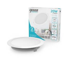 Встраиваемый светильник Gauss Elementary Downlight 997420218