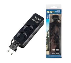 Удлинитель Uniel S-CT2-1,5U BLACK UL-00011135