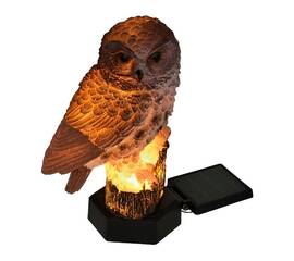 Садовый светильник на солнечной батарее Uniel USL-S-829/PM290 BROWN OWL UL-00011605