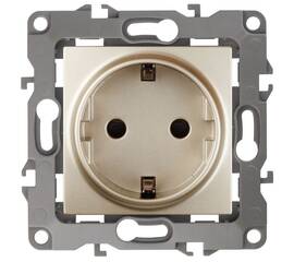Розетка ЭРА 12 2P E Schuko со шторками 16A 250V 12-2102-04 Б0014690