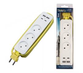 Удлинитель Uniel S-CT3-1,8UC WHITE/GREEN UL-00011138