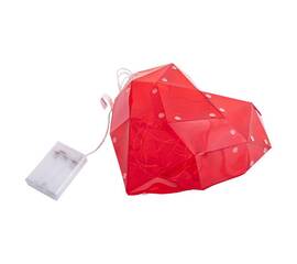 Светодиодная фигура Uniel ULD-R511 3АА RED HEART UL-00012221