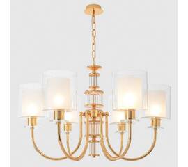 Подвесная люстра Crystal Lux ELENA SP6 GOLD