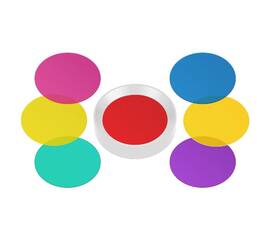 Набор светофильтров Arlight LGD-COLORFUL-SET27-R85 (WH) 047010