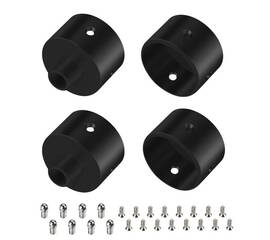 Заглушка Arlight WPH-FLEX-D22-360deg BLACK ALU с отверстием 049940