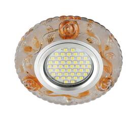 Встраиваемый светильник Fametto Luciole DLS-L150 Gu5.3 Glassy/Gold