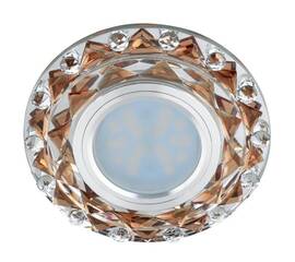 Встраиваемый светильник Fametto Luciole DLS-L130 GU5.3 Chrome/Brown