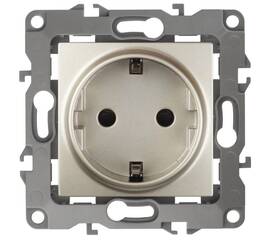 Розетка ЭРА 12 2P E Schuko 16A 250V 12-2001-04 Б0014684
