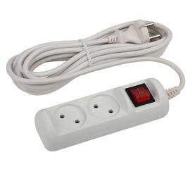 Удлинитель электрический Эра U-2s-5m-2x1 Б0044048