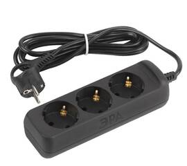 Удлинитель электрический Эра UX-3e-3m-B Б0057722