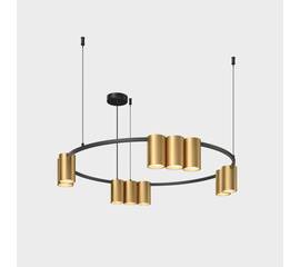 Подвесная люстра Denkirs Orbit DK4065-BK+SG