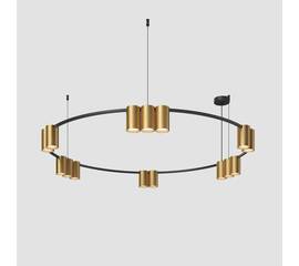 Подвесная люстра Denkirs Orbit DK4067-BK+SG