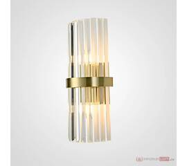 Бра ImperiumLoft Clear Glass Gold metal Wall Lamp 147727-22