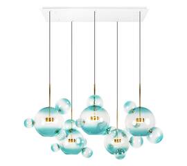 Подвесная люстра Loft IT Bolle 2027-S5 Blue
