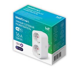 Умная розетка Uniel USH-A102 2G/WF WHITE UL-00011388