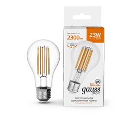 Светодиодная филаментная лампа Gauss Basic Filament E27 23W 2700K 40712132