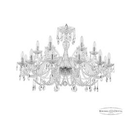 Подвесная люстра Bohemia Ivele Crystal 105/12+6/360 Ni