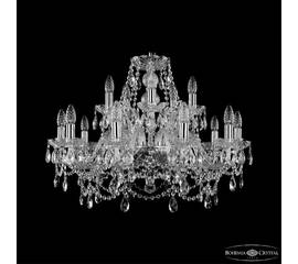 Подвесная люстра Bohemia Ivele Crystal 1411/10+5/240 Ni