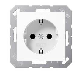 Розетка штепсельная Schuko Jung A1520BFKIWW