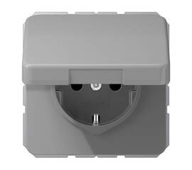 Розетка штепсельная Schuko Jung CD1520BFKLGR
