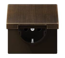 Розетка штепсельная Schuko Jung ME1520KIKLAT
