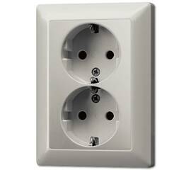 Розетка штепсельная Schuko Jung ES5020KI-L