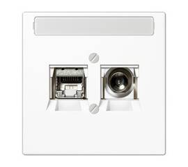 Розетка Smart TV Jung MMDLS4521WW
