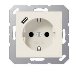 Розетка 2K+З USB Typ C Jung A1520-18C