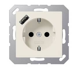 Розетка 2K+З USB Typ A Jung A1520-18A