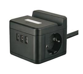 Удлинитель Uniel S-GCD2-1,5SBUH BLACK UL-00011252