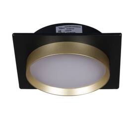 Встраиваемый светильник Reluce 53005-9.0-001LD GX53 BK+GD