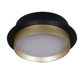 Встраиваемый светильник Reluce 53005-9.0-001RLD GX53 BK+GD