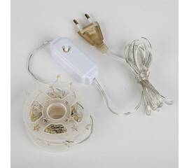 Гирлянда Роса Uniel ULD-S0500-125/DTA WHITE IP20 DEWDROP UL-00012121