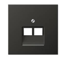 Накладка для комп. розетки 2хRJ45 Jung AL2969-2UAAN