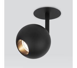 Встраиваемый светодиодный спот Elektrostandard Ball 9926 LED 12W 4200K черный a053738
