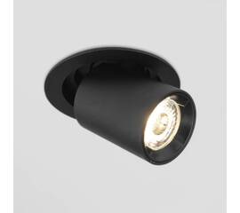 Встраиваемый светодиодный спот Elektrostandard 9917 LED 10W 4200K черный матовый a052449