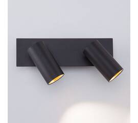 Светодиодный спот Eurosvet Fleur 20066/2 LED черный/золото